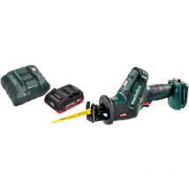 Metabo - sse 18 ltx Compact Akku Reciprosge Sbelsge 18 v 13 mm + 1x batterie LiHD 4,0 Ah + chargeur