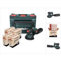 Metabo - sxa 18 ltx 125 bl Levigatrice orbitale a batteria 18 v 125 mm (600146840) senza spazzole + 4x set di abrasivi Toolbrothers spider net + x