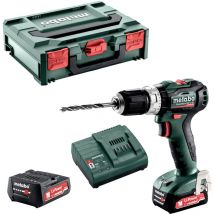 Metabo - Trapano a percussione a batteria PowerMaxx sb 12BL con 2x batteria + caricatore in x