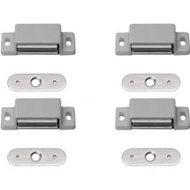 361036 Chiusura Magnetica, Effetto Alluminio, 3 kg (4 Stück) - Metafranc