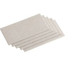 Metafranc WU0645416 Patin en feutre carré, autocollant beige (l x l) 200 mm x 100 mm 1 set
