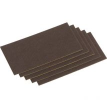 Metafranc WU0645426 Patin en feutre carré, autocollant marron (l x l) 200 mm x 100 mm 1 set