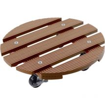 WU0825120 Chariot de transport wpc Charge max: 60 kg 300 mm x 73 mm Nombre de roulettes pivotantes 4 - Metafranc