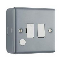 Masterplug - MC550F-01 Metal Clad Switched Fused Connection Unit 13A MSTMC550F