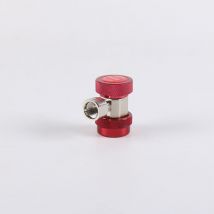 Connecteur rapide en acier inoxydable fluoré pour climatisation de véhicules à moteur