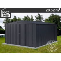 Dancover - Metal garage 3.8x5.4x2.32 m, 20.52m², ProShed , Anthracite