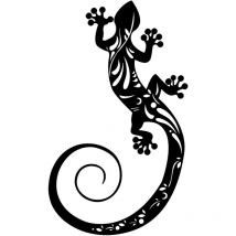 Métal Gecko Décoration Murale, Lézard En Métal Décoration Murale, Salamandre Murale Exterieur Sculpture En Métal, Decoration Murale Metal Lézard pour