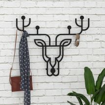 Decortie - metal hanger deer - black - Black