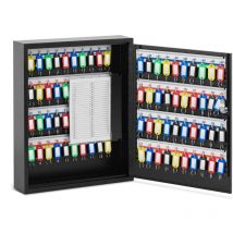 Stamony - Metal Key Cabinet Key Closet Lockable Key Storage Box for 80 Keys Incl. Key Fobs