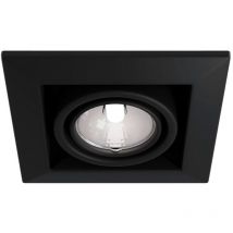 Maytoni - Spot encastrable au plafond plafonnier lampe de salon noir 12,6x12,6 cm