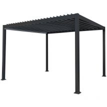 Jardí - Anthracite Aluminium Pergola - 3m x 4m