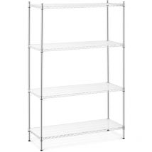 Metal Shelving Unit - 120 x 45 x 180 cm - 1,000 kg - with mats - Metal shelves