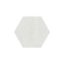 Carrelage sol / mur hexagonal effet béton blanc perle 29,2x25,4 cm urban hexa light (vendu par boite de 1m2)
