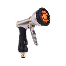 Dewdat - Metal spray gun, 9 adjustable modes, heavy duty high pressure nozzles are perfect for car cleaning, lawn and garden watering