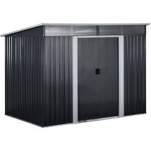 Uniprodo - Metal Tool Shed - 260 x 195 x 202 cm Garden storage shed Tool storage shed