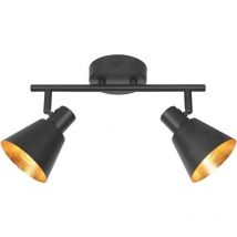 Mexlite - foco - Oeroe - negro - metal - foco de superficie - E14
