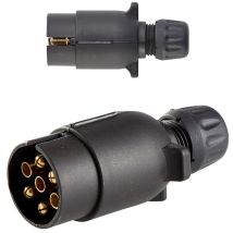 Metall-Anhängerstecker 7-polig (male, 000508)