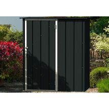 Duramax Abri De Jardin Métallique Easy 1,5x0,9m Anthrazitgris, 0,31 Mm Épaisseur Paroi 162,8 X 102,3 Cm