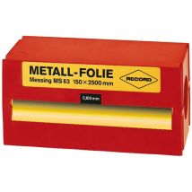 Metallfolie Stahl rostfr. 150x2500x0,050 mm Record