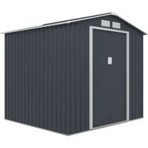 Gerätehaus aus Metall 'Vegas' - 4,07 m² - Grau