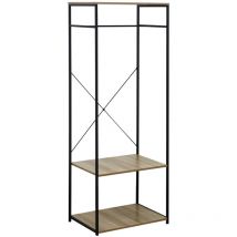 Regalos Miguel - Porte-manteau en métal et bois 167x60x40,4cm Oinu