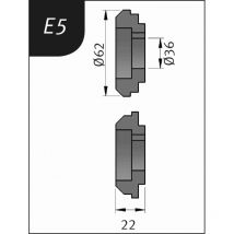 Metallkraft - Rouleau pour SBM140-12, type E5 Puissance en métal 3880135