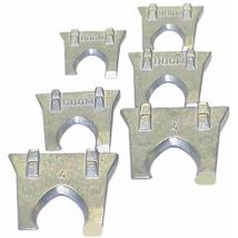 Metallkrallen-Set 6tlg. je 2x2-3-4