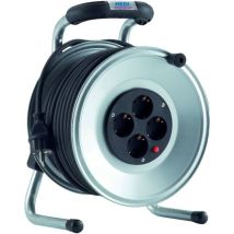 Hedi – Bobina elettrica 50m H05VV3Gx1,5 IP20 – Acciaio galvanizzato, design ergonomico – Utilizzo interno