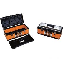 Brixo metall-werkzeug/werkzeugkasten mit herausnehmbarer schale cm 45