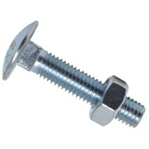 METALMATE Cup Square Hex Bolt & Nut Zp M10 x 30mm Box 25