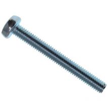 METALMATE Machine Screw Pozi Compatible Pan Head Zp M6 x 50mm Box 25