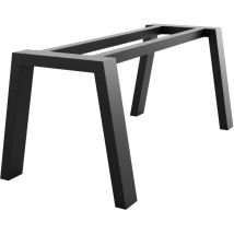 Tischbein Thusia Extreme – Schwarze Robuste Metallkonstruktion Im Minimalistischen Stil Für Ess- Und Arbeitstische Für Zuhause Und Büro - 220x80x72cm 