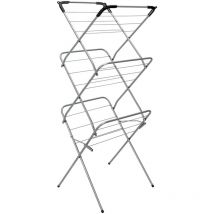 3-tier Drying Rack Tec Concerto Slim 9.5 m Metaltex