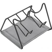 Abtropfgestell/Flaschenhalter Sodatex-2 Lava für 2 Flaschen 21x17x14cm schwarz
