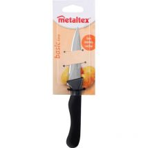 Basic Line Küchenmesser 21,5 cm Edelstahl/Schwarz - Metaltex