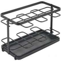 Küchenutensilienhalter 23x11x15 cm Metall/Schwarz - Metaltex