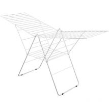 Metaltex - tendoir à linge Amsterdam 32 m 208x64x104 cm Blanc
