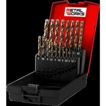 Metalworks Metallbohrer 19 Teile – 1-10x0.5 – Zubehör für Elektrowerkzeuge