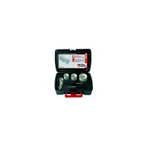 MWCBF6 Loch-Bit-Set, 6-teilig – Bimetall-Bohrer für Metallarbeiten – Kronendurchmesser 19-57 mm – Kunststoffkoffer