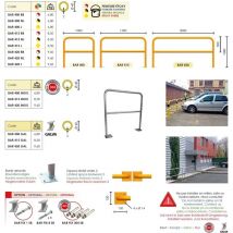 BAR420INOX Barriere, Durchm. 40–2000 x 1000, Edelstahl Metallarbeiten 758136295