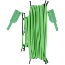 A 1608 Puntali di sicurezza Spina a banana 4 mm Spina a banana 4 mm 20 m Verde 1 pz. - Metrel