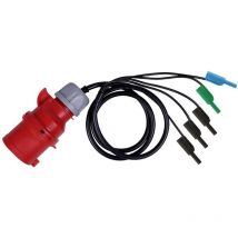 Metrel A 1642 Adattatore per misurazioni Connettore CEE 32 A 5 poli - Spina a banana 4 mm