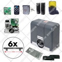 Kit Automatización Puerta Corredera faac Genius blizzard 400kg 24v Rack - metri cremagliera: 6 metri