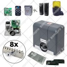 Genius - faac Schiebetor-Automatisierungsset blizzard 400 kg 24 v Rack - metri cremagliera: 8 metri