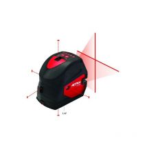 Laserwaage cr + 5 Punkte rot mit 15/20 m Reichweite - 61360 - Metrica