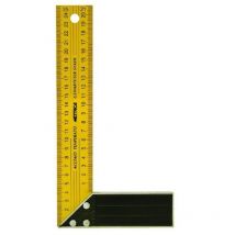 Metrica Tischlerwinkel 250 mm – Stahl – Aluminium – 45° – doppelte Millimeterabstufung