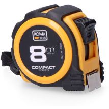 Flexometro 8m x 25mm Strumenti Koma compatti in abs