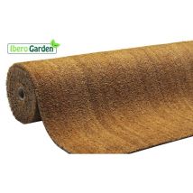Felpa de coco antideslizante 1x12m - 100% ecológico - Higiénico y fácil de limpiar - Ideal para entradas y comercios