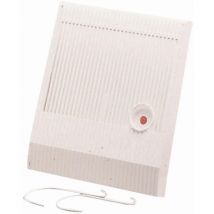 Flachverdunster weiß mit Anzeige 27 x 30 cm mit Einlage