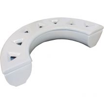 Metrox Raumbefeuchter Keramik, 450 ml, creme-weiß, Luftbefeuchter halbrund 19994